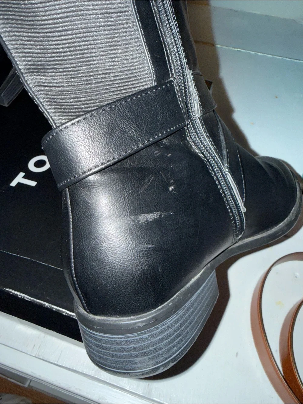 torrid Black Over-the-Knee Faux Leather Riding Boots